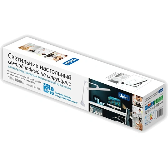 Светильник Uniel ULM-D116 18W/3000-6500K/DIM WHITE
