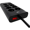 Сетевой фильтр AGNI 8р/5м,3USB,1TYPE-C 20W,черный(TP-FA4U8E-C-5m-black)