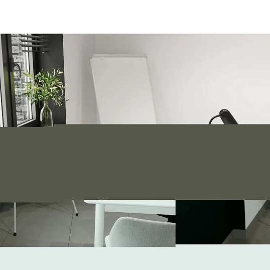 Флипчарт магнитно-маркерный 70х100 см на треноге Attache рама аллюмин