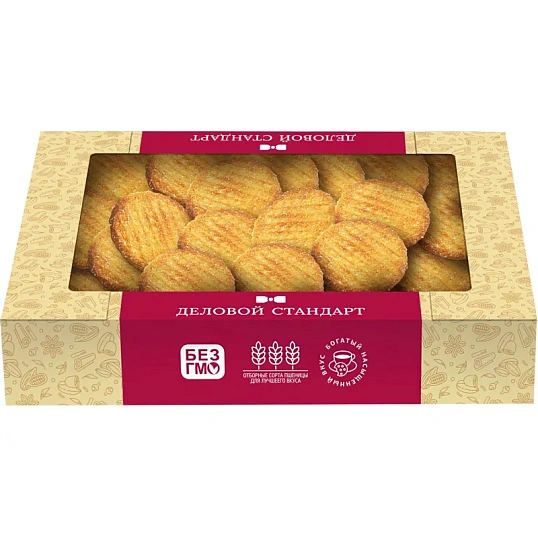 Печенье сдобное Деловой Стандарт Творожное, 365г
