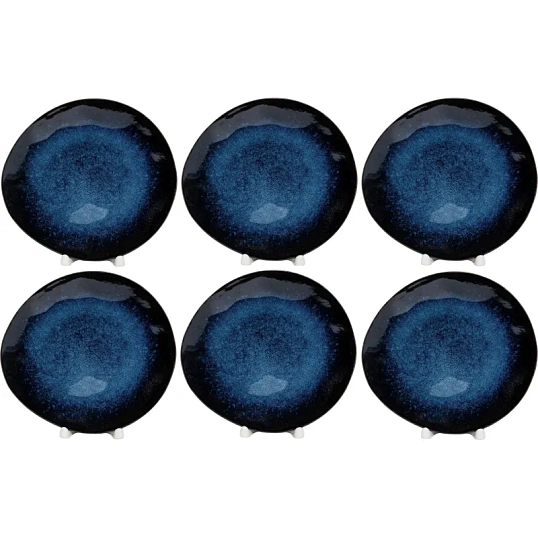 Набор тарелка мелкая 200х180мм ПУРАН, 6шт в упаковке. арт.209-27011