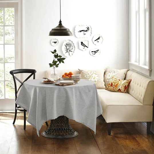 Скатерть Волшебная Ночь 165/200 Пепельно-серый 776952