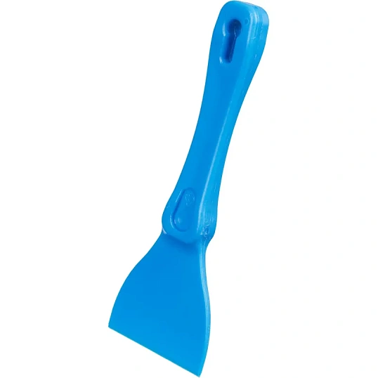 Скребок ручной пластмассовый, размер 205х76мм, син