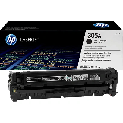 Картридж лазерный HP 305A CE410A чер. для CLJ M351/M451/M375