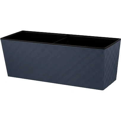 Ящик балкон InGreen Manhattan Cube 40см c дренаж.встав.вулкан IG670710026