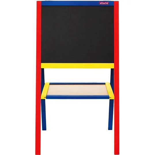 Доска-мольберт двусторонний комбинированный Attache Kids, дерев.профиль