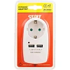 Переходник для розеток с USB портом СТАРТ С/А SA 1-ZD-2USB 10/60