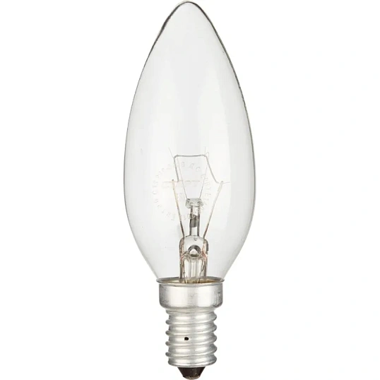 Лампа накаливания СТАРТ свеча/прозрачная 60W E14