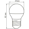 Лампа светодиодная Feron LB-38 Шарик E27 5W 175-265V 2700K(25404)
