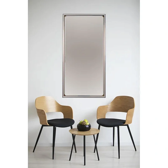 Зеркало МГЛ_ настенное 121Б (600x1200) багет ПВХ белая косичка