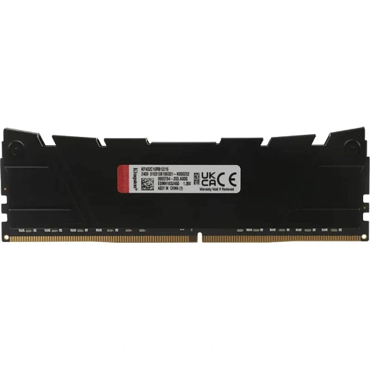 Модуль памяти Kingston FURY Black DDR4 DIMM 16GB 3200Мгц(KF432C16RB12/16)