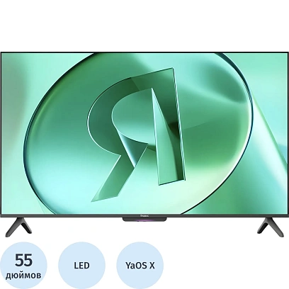 Телевизор Яндекс ТВ Станция Бейсик с Алисой 55, YNDX-00076