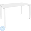 Стол ONIX-П П на металлокаркасе O.MP-SP-3.7 белый бриллиант/белый Ш1380
