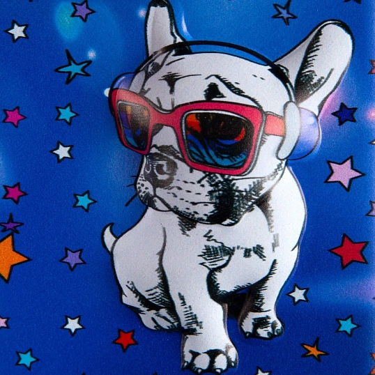 Пенал 3D pug dog, 1 отд