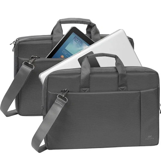 Сумка для ноутбука RIVACASE 8251 grey 17/6