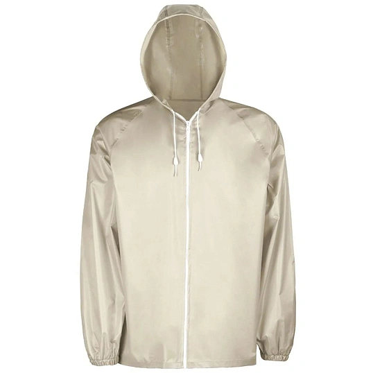 Дождевик короткий Maui из полиэстера, молочный/3320201M-L