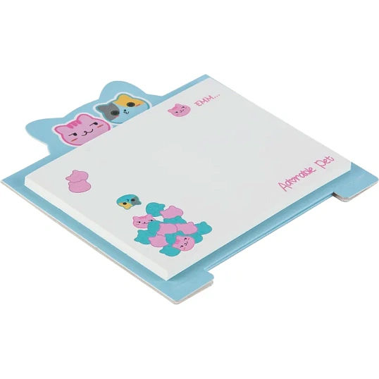 Стикеры с клеевым краем M&G Adorable Pet, 76x100 мм, 40 л, в ассортименте