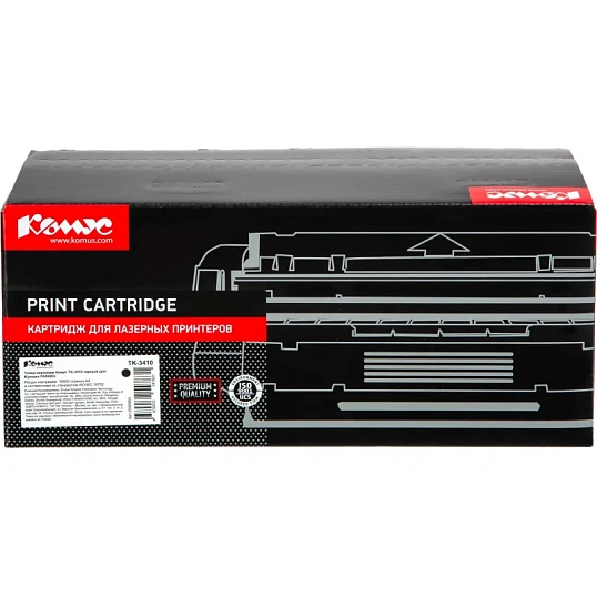 Тонер-картридж Комус TK-3410 чер. для Kyocera PA5000x