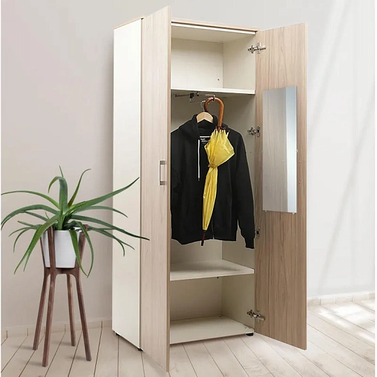 Зеркало KD_на шкаф ЛДСП Комус Мебель К-1И.300х700