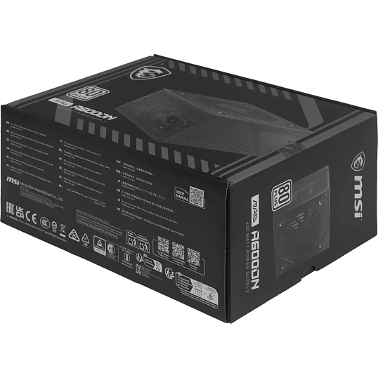 Блок питания MSI MAG A600DN, 600W, 80 Plus(306-7ZP6B11-809)