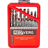 Набор сверл по металлу REDVERG 19 шт HSS-G, 1-10 мм(501042)