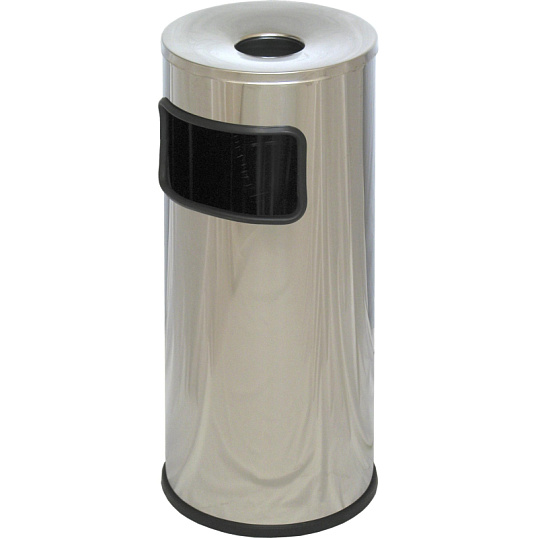 Урна-пепельница 30л нерж.сталь, хром Титан N54