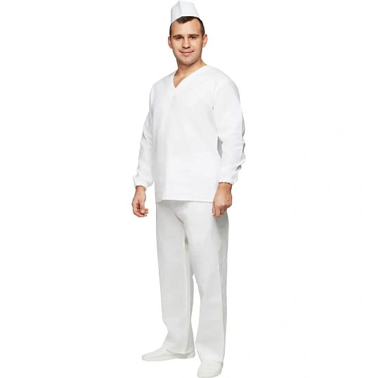 Костюм пекаря универс. дл.рукав,без кармана/у05-КБР (р.52-54) р.170-176