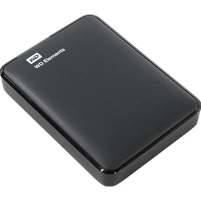 Портативный HDD WD Elements Portable 1Tb 2.5, USB 3.0, WDBUZG0010BBK-WESN