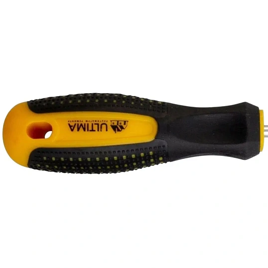 Отвертка Ultima SL6,0х150 мм, CrV, 2-х компонент. рукоятка anti slip 124016