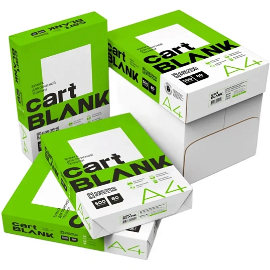 Бумага Cartblank (А4, марка С, 80 г/кв.м, 500 л)