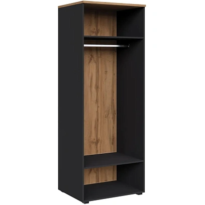 Гардероб К-Loft 241H002 выс.2106 дуб натур./графит