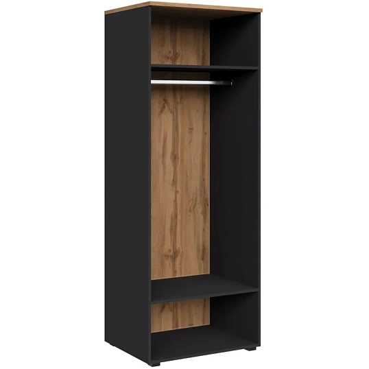 Гардероб К-Loft 241H002 выс.2106 дуб натур./графит