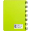 Бизнес-тетрадь А5,96л,кл,спир,пластик,тон.бл. Attache Bright colours Лайм