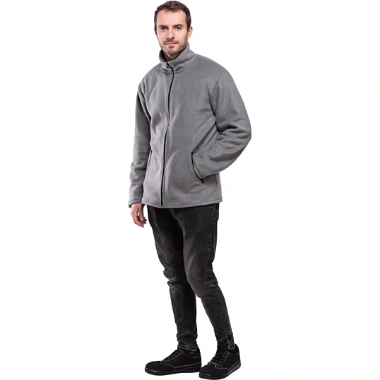 Толстовка флис цв. серый (260гр.) р. 40-42/170-176