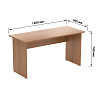Стол письменный Easy One LT 22/16 (1400х600х740 мм) орех new