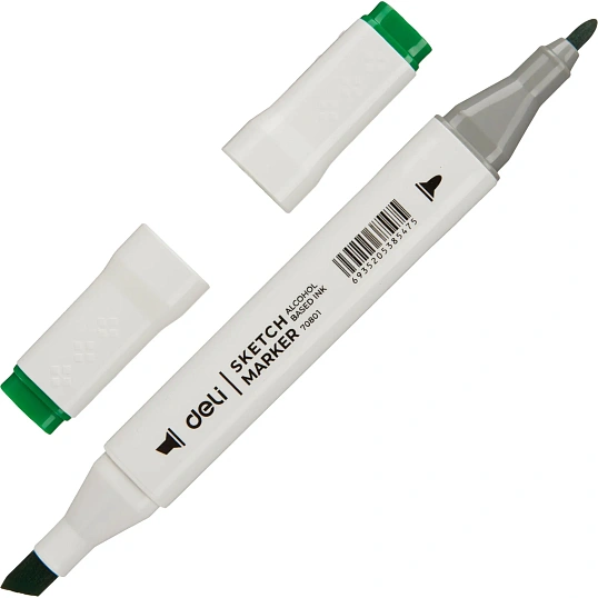 Набор маркеров для скетчинга Deli E70801-36 36цв/наб. двухстор