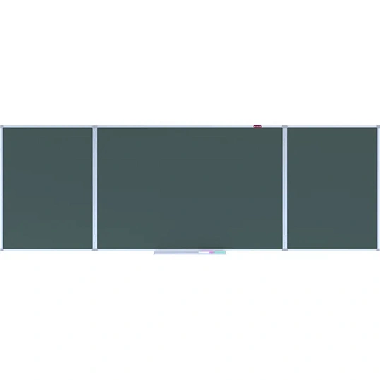 Доска магнитно-меловая Attache 100х300см 3-секц с разлиновкой