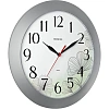 Часы настенные, модель 05, диаметр 305 мм, пластик, серебро, 51570535