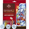 Карандаши цветные художественные POLYCOLOR 3836, 48цв, 3836048007KZ(Д)