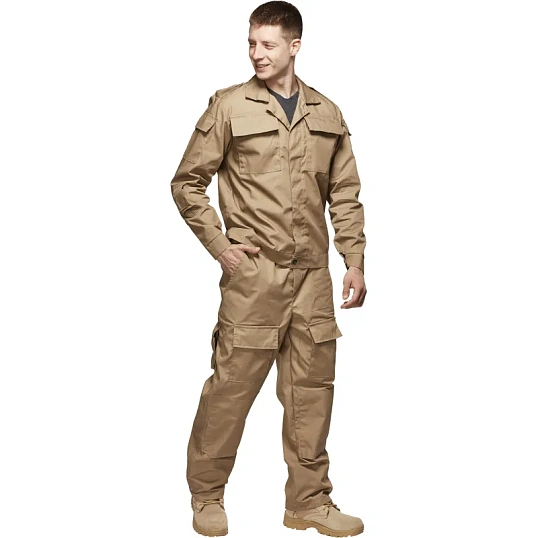 Костюм охранника ло32-КБР бежевый (44-46) 170-176