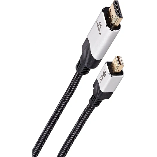 Кабель -переходник miniDisplayPort M-> HDMI M 4K@60Hz 1.8m VCOM(CG615M-1.8)