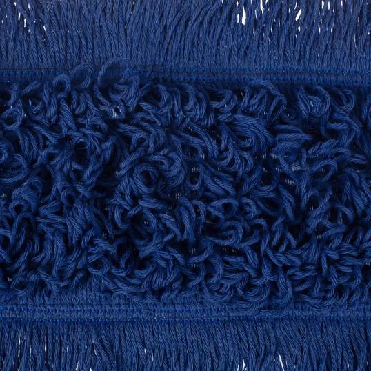 Насадка МОП плоский 40х13см ухо+карман хлопок синий CN3065