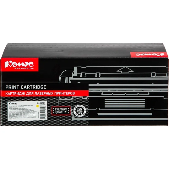 Тонер-картридж Комус TK-5370Y жел. для Kyocera PA3500cx/MA3500cix