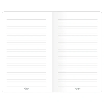 Блокнот 130х210мм 48л.линия,скрепка,Be Smart Notes розов,N3648