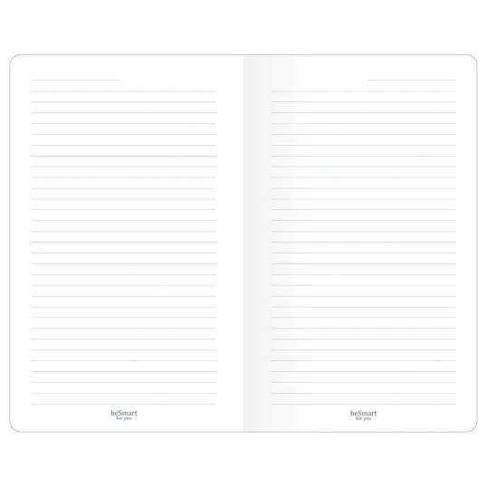 Блокнот 130х210мм 48л.линия,скрепка,Be Smart Notes розов,N3648