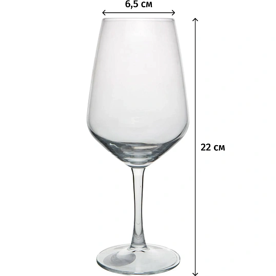 Набор бокалов АЛЛЕГРА ОПТИК 490 мл 12шт