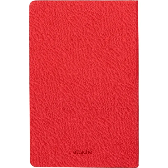 Ежедневник недатированный Attache А5, 160л, 138x213мм иск. кожа, красный