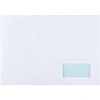 Конверт белый С4 стрип 229х324 90г прав.окно КОМУС 500 шт/уп