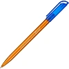 Ручка шариковая неавтомат. Комус Ocean Orange,масл,син,0,3мм,орнж.к,Россия