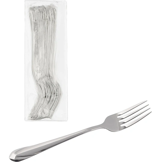 Вилка столовая Bornan, нержавеющая сталь 410,12шт/уп